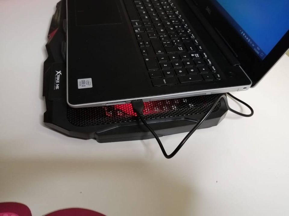 c036 Base de Enfriamiento P/Laptop XTRIKE ME FN-802/ 4 Ventiladores/ 2 Puertos USB/4 niveles de elevación - Imagen 3