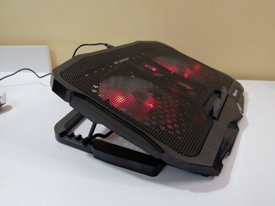 c036 Base de Enfriamiento P/Laptop XTRIKE ME FN-802/ 4 Ventiladores/ 2 Puertos USB/4 niveles de elevación - Imagen 2