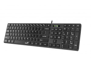 Teclado Genius Slimstar-126 12 teclas con función multimedia + 4 teclas de acceso rápido USB / Español