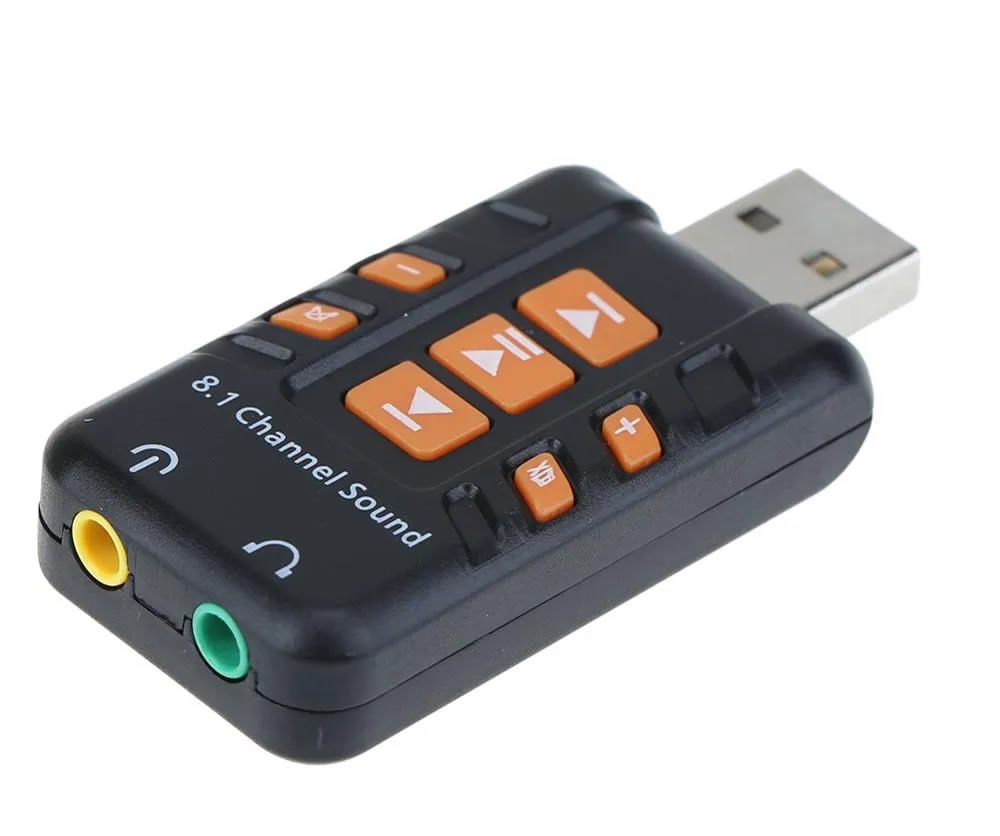 Tarjeta de Sonido Externa USB Virtual 8.1