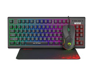 Combo marvo teclado mouse CM310 SP BK