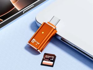 Lector Tarjetas Tipo-C  MicroSD/TF + OTG ¡Conecta y Listo! Alta Velocidad para Celular y PC