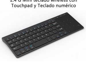 Teclado Inalámbrico + Touchpad Multifunción (59 Teclas)