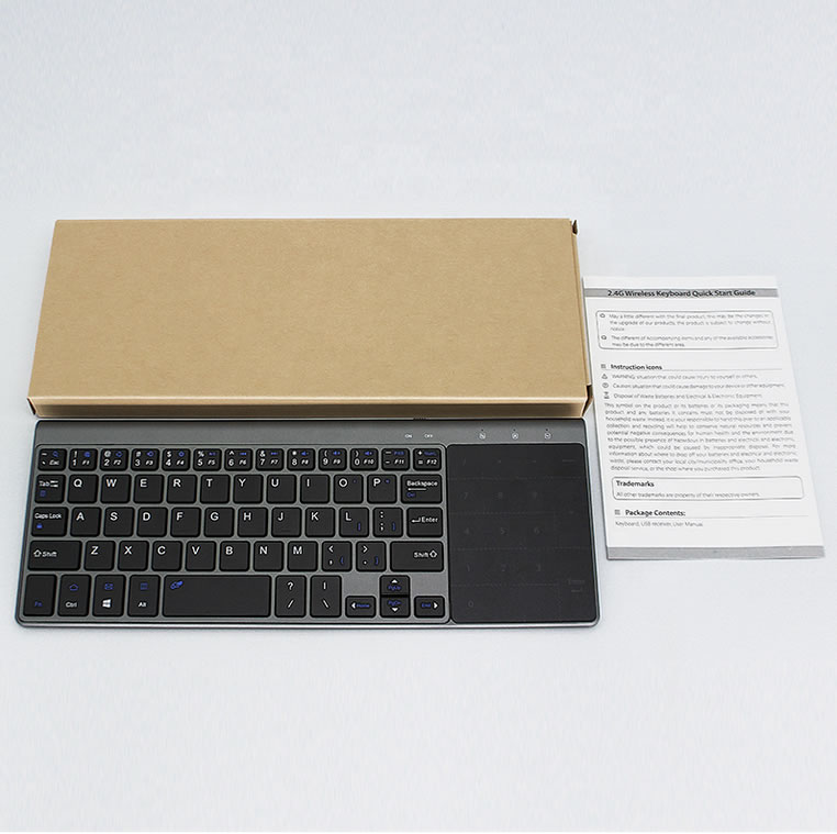 Teclado Inalámbrico + Touchpad Multifunción (59 Teclas) - Imagen 3