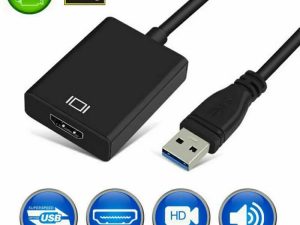 Cable adaptador USB  a HDMI para PC Laptop Proyector HDTV LCD
