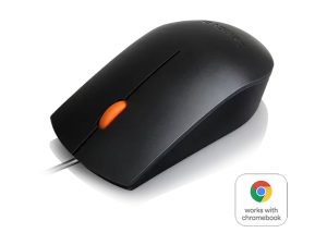 Mouse LENOVO 300 GX30M39704  3 botones  1600DPI cable 1.80m USB