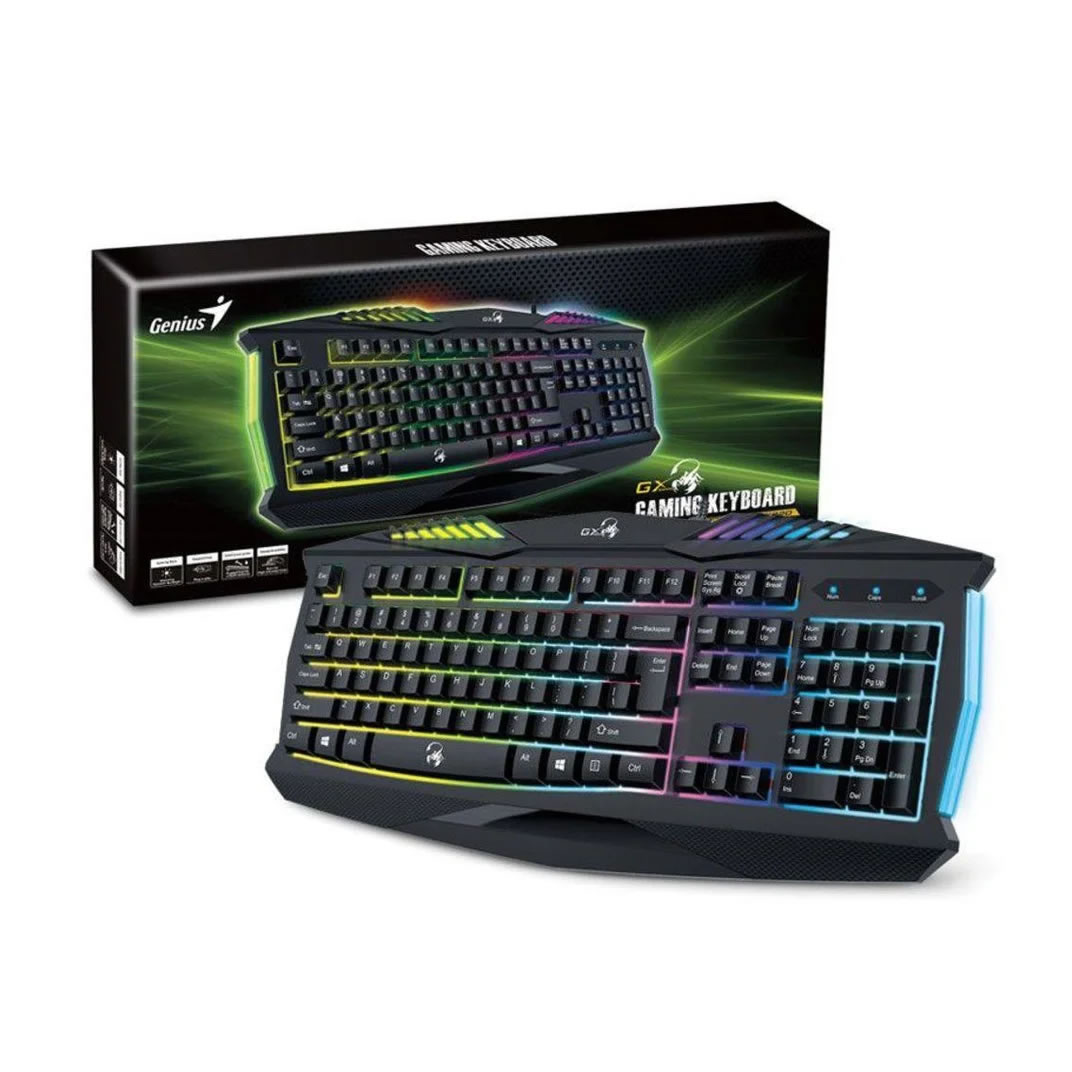 Teclado Gaming Genius Scorpion K220 USB Retroiluminado