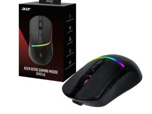 Mouse Gamer ACER NITRO OMR246 Inalámbrico RGB 7200 DPI