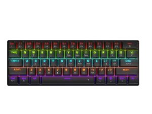 Teclado Mecánico Acer OKW239 RGB | Switch Rojo | 60% Compacto | Español